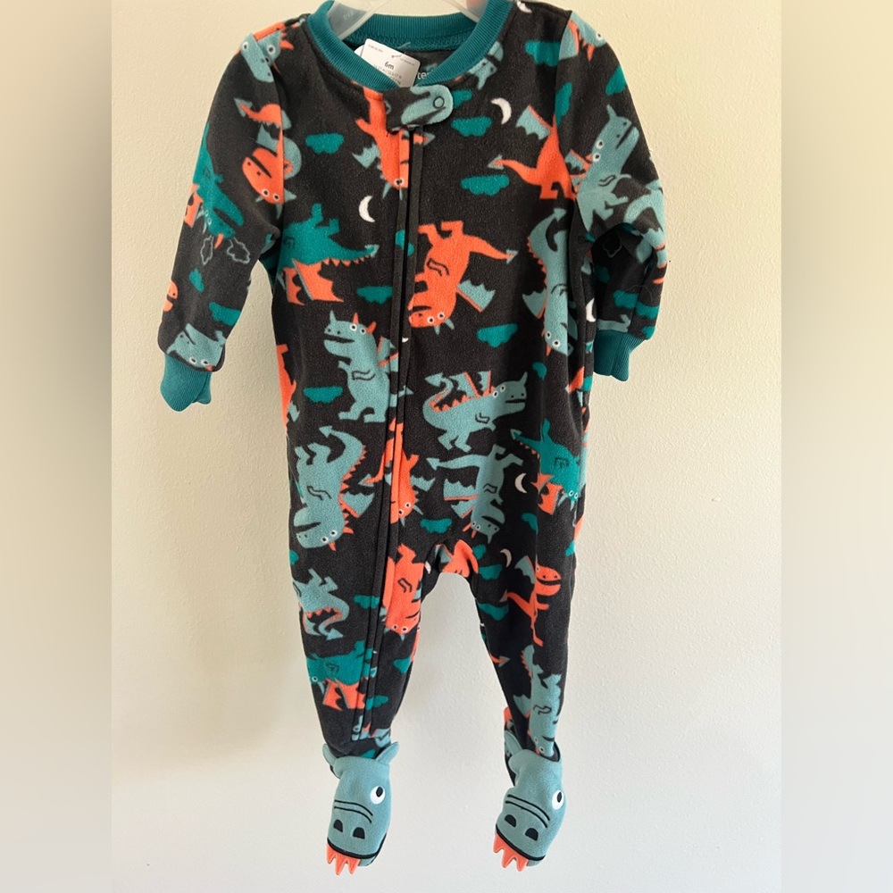 NWT Super Soft Fleece Footie PJs
